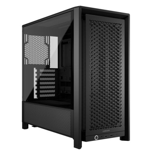 Corsair FRAME 4000D Modular Gaming Case w/ Glass Side, E-ATX, No Fans, InfiniRail Fan Mounting, USB-C, Asus BTF Compatible, Black Corsair FRAME 4000D Modular Gaming Case w/ Glass Side, E-ATX, No Fans, InfiniRail Fan Mounting, USB-C, Asus BTF Compatible, Black